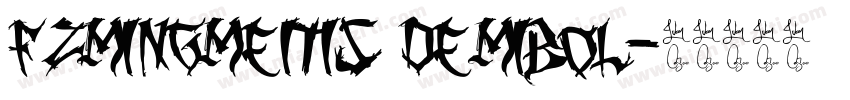 FZMingMeiTiS DemiBol字体转换